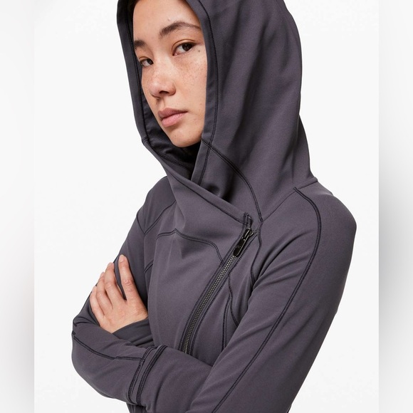 lululemon athletica Gray Asymmetrical Zip Hoodie - Picture 14 of 14